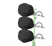 El juego de cubiertas de motor de recortadora protege las cortadoras de césped del clima con múltiples opciones de versatilidad (tres paquetes)
