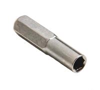 El juego de fundas de enchufe adaptador soporta conversión bidireccional entre sistemas de accionamiento hexagonal de 4 mm y 6,35 mm (6,35 mm a 4 mm)