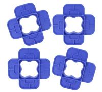 El juego de herramientas de instalación de tablero de cubierta contiene 4 espaciadores (1/40.6 cm/20.3 cm 3/40.6 cm/10.2 cm) para mantenimiento de huecos permanentes. Herramienta espaciadora de