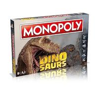 El Juego de Mesa Monopoly Dinosaurs, avanza hasta T Rex, Velociraptor o Triceratops e intercambia tu Camino hacia el éxito, es un Gran Regalo para Jugadores Mayores de 8 años.