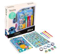 El juego de regalos de Disney Stitch Journal incluye bolgrafos de gel de diario borradores y rollos de cinta ideal y linda papelera para nios