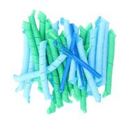 El juego de rizadores de pelo sin calor crea rizos en espiral sin daños por calor, ganchos seguros y fáciles de usar para un kit de peinado sin esfuerzo