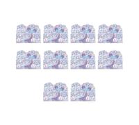 El juego de suministros de fiesta de sirenas incluye banderas, pancartas, inserto de pastel y remolinos colgantes, tarjeta de invitación hecha a mano para tazas de fiesta coloridas