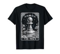 El Jugador de ajedrez de peón Master Tarot Card Witchy Moon Camiseta