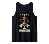 El Jugador de ajedrez de peón Master Tarot Card Witchy Moon Camiseta sin Mangas