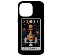 El Jugador de ajedrez de peón Master Tarot Card Witchy Moon Carcasa para iPhone 14 Pro MAX