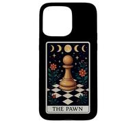 El Jugador de ajedrez de peón Master Tarot Card Witchy Moon Carcasa para iPhone 15 Pro MAX