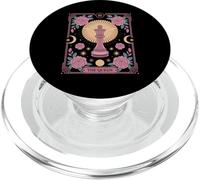 El jugador de ajedrez floral estilo carta del tarot de la re PopSockets PopGrip para MagSafe