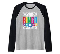 El jugador de llamadas de bingo más genial del mundo Camiseta Manga Raglan