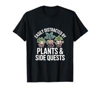 El Jugador de Plants & Side Quests se distrae fácilmente Camiseta