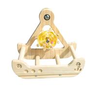 El juguete de pie de pájaro promueve la interacción social a través de un suave diseño de movimiento para descansar y estar de pie, juguete masticable de perca