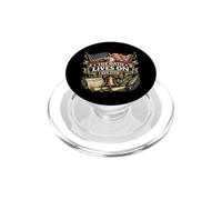 El Juramento Vive en Las Banderas Patriot de Estados Unidos del Servicio Veterano de 1776 PopSockets PopGrip para MagSafe