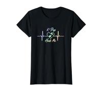 El K-Pop me Cura el Latido del corazón - Amante del K-Pop de Camiseta gráfica económica, Mujer, Negro, L