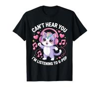 El K-Pop no Puede oírte, Estoy Escuchando K-Pop Kawaii, Amante del K-Pop Camiseta