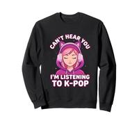 El K-Pop no te escucho, Estoy Escuchando KPOP Kawaii Sudadera