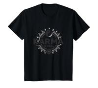 El Karma es Real: Sabiduría del Equilibrio Espiritual del Yin Yang Camiseta, Niños, Negro, 10 años