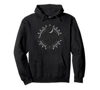 El Karma es Real: Sabiduría del Equilibrio Espiritual del Yin Yang Sudadera con Capucha, Unisex para Adultos, Negro, L
