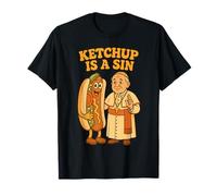 El ketchup de Da Pope es un pecado, divertido diseño de salchichas de Chicago Camiseta