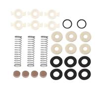 El kit de reparación de válvula de trompeta incluye válvulas, guía de fieltro, arandelas de fieltro, almohadilla de corcho, válvula de resorte, válvula de trompeta