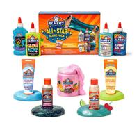 El kit de slime All-Star de Elmers incluye activador de slime con pegamento l quido y slime prefabricado, 9 unidades