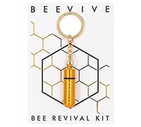 El kit original de renacimiento de abejas con etiqueta de identificación de abejas, llavero dorado que contiene un jarabe de comida de abeja para ayudar a una abeja cansada. Regalo amigable con las