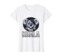 El Koala EMO Que lo consigue Camiseta gráfica económica, Mujer, Blanco, XS