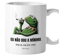 El Kraken Canecas engraçadas com frases em português, caneca dia do pai, dia da mãe, presentes originais, cerâmica 330 mL (Deixe-me em paz)