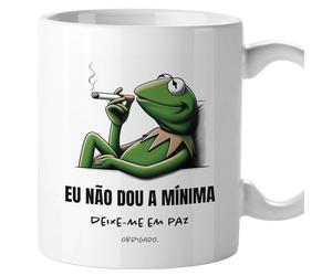 El Kraken Canecas engraçadas com frases em português, caneca dia do pai, dia da mãe, presentes originais, cerâmica 330 mL (Deixe-me em paz)