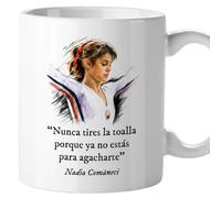 El Kraken Taza divertida con frases, mensaje gracioso, humor sarcástico (Nadia Comaneci)