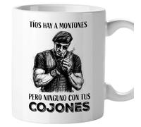 El Kraken Taza para tío, tíos, novio, amigos, Tazas originales, divertida, mensaje gracioso Cerámica 330 mL (Tíos hay a montones)