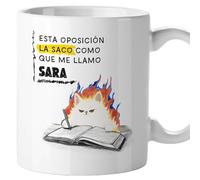 El Kraken Taza personalizada Esta oposición la saco como que me llamo, Tazas originales, Divertidas, Opositores, Personalizable, Funny mug, Cerámica 330 mL (Oposición)