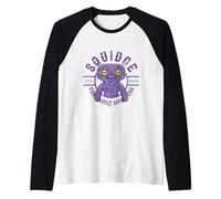 El Laboratorio de calamares inadapta a Monstruos feos Divertidos Camiseta Manga Raglan