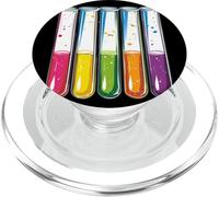 El laboratorio de tubos de ensayo inspira mentes curiosas para los científicos PopSockets PopGrip para MagSafe