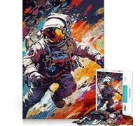 El Lado artístico del Espacio Rompecabezas de 1000 Piezas para Adolescentes Juguete cognitivo Ocio Suave Ensamblaje de Patrones Obra de Arte 38x52cm
