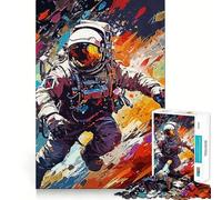 El Lado artístico del Espacio Rompecabezas de 1000 Piezas para Adolescentes Piensa con Inteligencia Juguete para Fortalecer los Lazos Familiares Corte Suave Lista de Deseos de Papá Noel 38x26cm