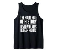 El Lado Correcto de la Historia Nunca Viola los Derechos Humanos Camiseta sin Mangas