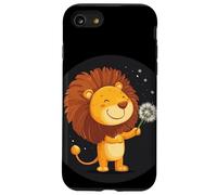 El lado suave de un león con este gráfico de diente de león Carcasa para iPhone SE (2020) / 7 / 8