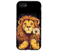 El lado suave de un león sosteniendo un traje de diente de león Carcasa para iPhone SE (2020) / 7 / 8