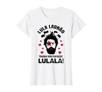 El ladrón Lula me robó el corazón Lula Brasil Camiseta gráfica económica, Mujer, Blanco, L