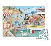 El Lago como Crush Puzzle De Madera Impermeable Puzzles De 1000 Piezas para Adultos Colorido Rompecabezas para Decoración del Hogar