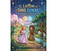 El Latido de las Dos Lunas" El viaje mágico de la princesa Azucena y Amaia, la niña del bosque: Cuento infantil y para colorear