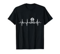 El Latido del corazón de un Profesor de Yoga Camiseta gráfica económica