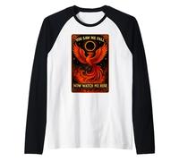 El Lector fénix Tarjeta de Tarot Vintage Camiseta Manga Raglan