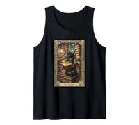 El Lector Lindo Dragón Libro Tarot Fantasía Biblioteca Camiseta sin Mangas