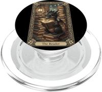El Lector Lindo Dragón Libro Tarot Fantasía Biblioteca PopSockets PopGrip para MagSafe