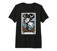 El Lector Tarot Card Bookworm Libros Amante Dragón Bibliotecarios Camiseta Premium