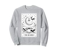 El lector Tarot Card Bookworm Libros Amante Dragón Bibliotecarios Sudadera