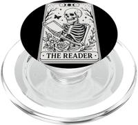 El lector Tarot Card Gothic Dark Academia Lectura de libros PopSockets PopGrip para MagSafe