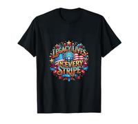 El Legado Vive en Cada diseño patriótico de Rayas Camiseta