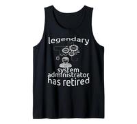 El Legendario Administrador de Sistemas ha Retirado el Divertido Administrador de TI Camiseta sin Mangas